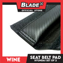 Wine Seat Belt Pad (Hyundai) Set of 2