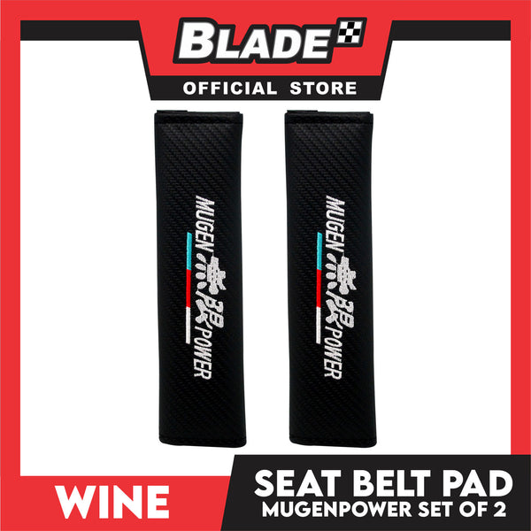 Wine Seat Belt Pad (Mugenpower) Set of 2