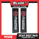 Wine Seat Belt Pad (Mazda) Set of 2