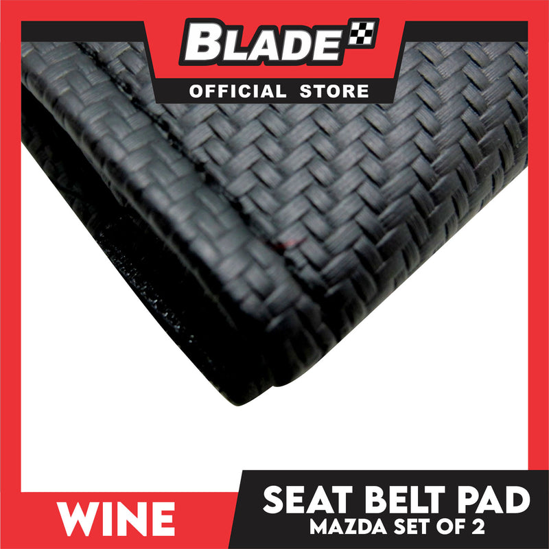 Wine Seat Belt Pad (Mazda) Set of 2