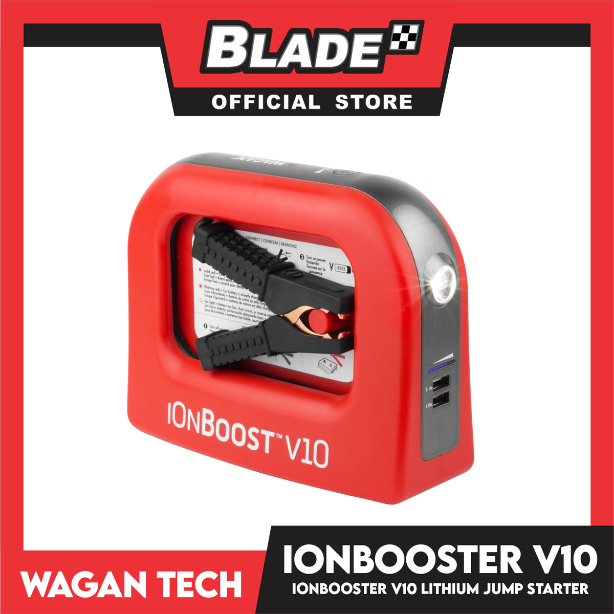 Wagan Tech IonBooster V10 Lithium Jump Starter