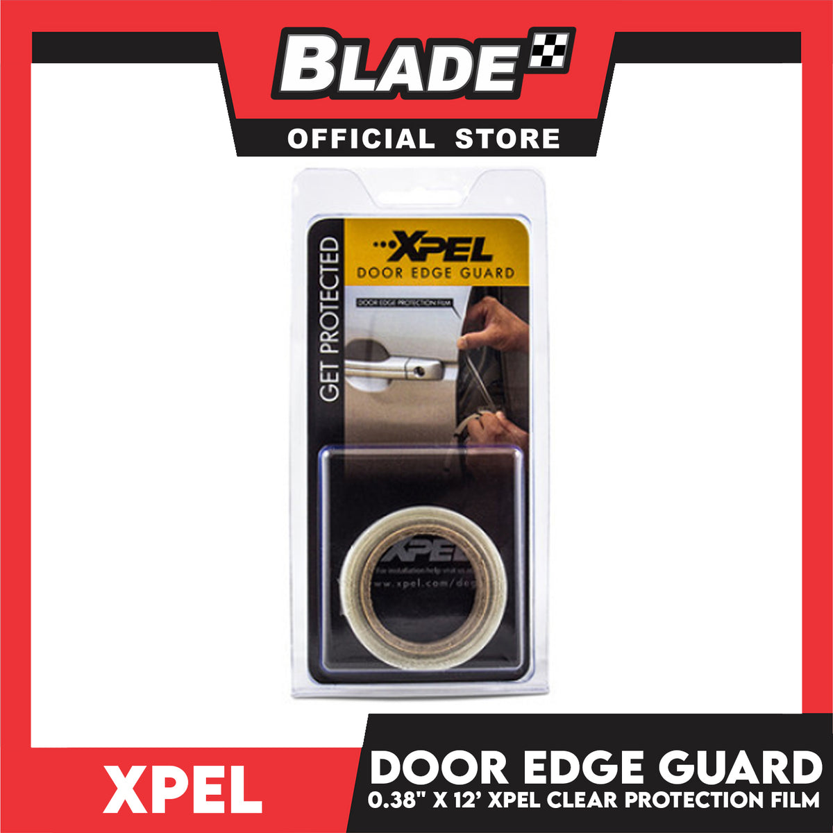 Xpel Door Edge Guard  0.38 x 12’ XPEL Clear Protection Film MKT3023 (White)