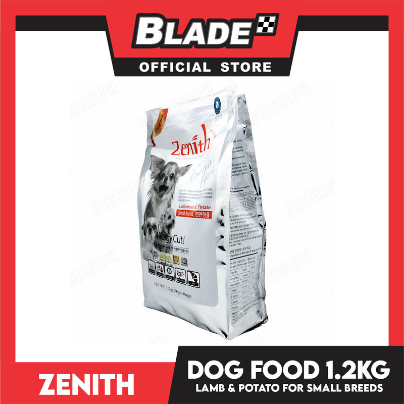 Zenith Soft Premium Allergy Cut, Grain Free Dog Food For Small Breed 1.2kg (Lamb Meat And Potato) 1031 Dog Dry Food