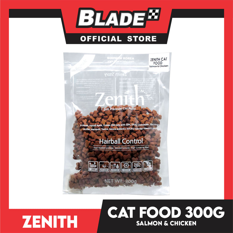 Zenith Cat Hairball Control Salmon and Chicken 300g (2034) Soft Premium Cat Food