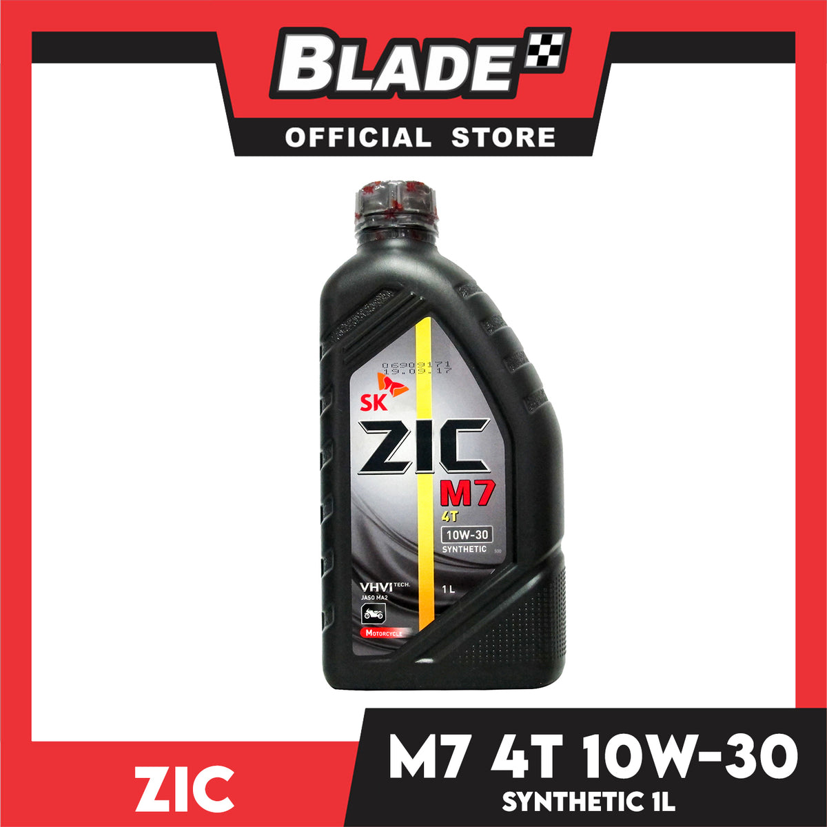 SK ZIC M7 4T 10W-30 1 Liter Synthetic