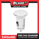 Zingard High Capacity USB Charger 2000mA DL-705 for Android and iOS (White) Car Charger