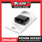Zingard Power Socket 2 Ports Cable Plug S27 12-24V (Black) Car Charger Socket