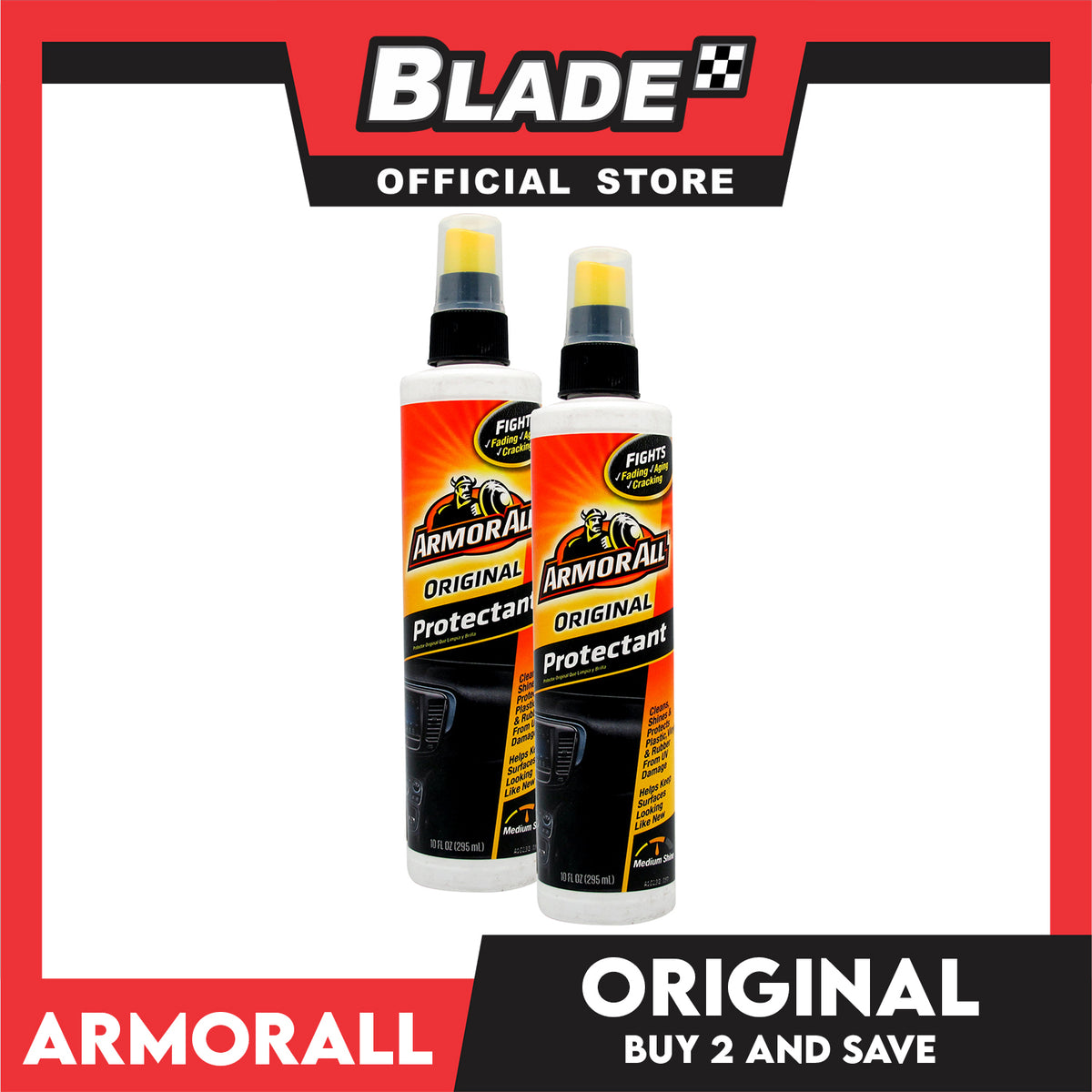 2pcs Armor All Original Protectant 10oz / 295ml