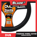 Dub Steering Wheel Cover AN8905 (Black) for Toyota, Mitsubishi, Honda, Hyundai, Ford, and more