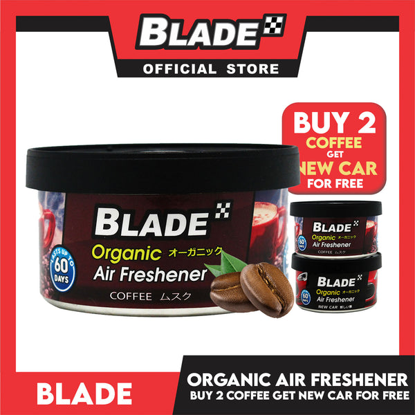 Blade Organic Air Freshener 36g Buy 2 Coffee Get 1 Free New Car
