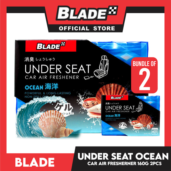 2pcs Blade Under Seat Car Air Freshener 160g (Ocean)