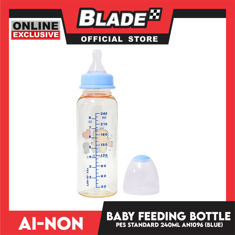 Ainon Baby Feeding Bottle PES Feeding Bottle 240ml AN1096B (Blue)