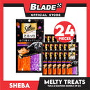 24pcs Sheba Melty Tuna Seafood Flavors Hand Feed Lovingly 12g x 96 sachets Cat Treats