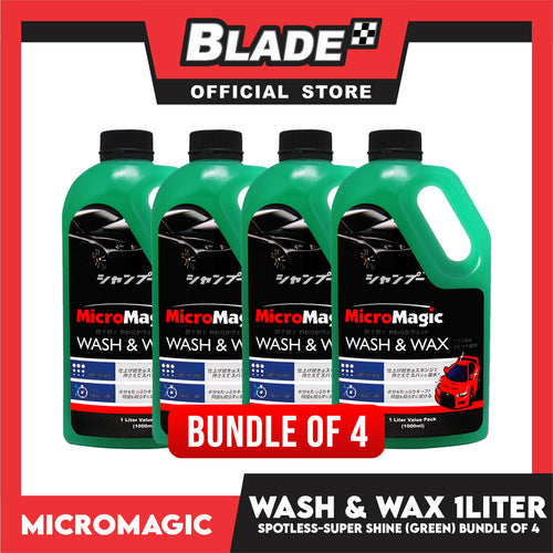 4pcs Micromagic Wash and Wax 1L