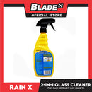 2pcs Rain-X 2 In 1 Glass Cleaner With Rain Repellent Trigger 680ml Enhance Driving Visibility