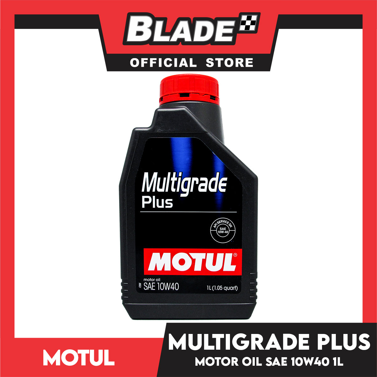 Motul Multigrade Plus SAE10W40 1L Formulated for Diesel and Gasoline Engine Oil