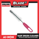 Ainon Baby Nipple & Bottle Brush Cleaner AN140P (Pink)