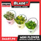 Gifts Mini Artificial Flower Plant with Pail, Happiness Bear 001A (Assorted Colors)