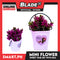 Gifts Artificial Flower Plant with Pail Set of 2, Sweet Time 0010 (Assorted Designs and Colors)
