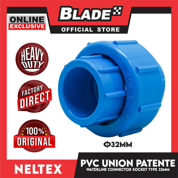 Neltex PVC Union Patente Socket Type 32mm (1inch) For Waterline Live Connection and Disconnection