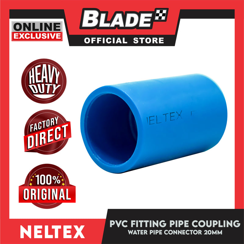 Neltex PVC Water Pipe WL Coupling 20mm (1/2inch) Pipe Connector Reducer Adapter