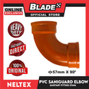 Neltex Saniguard PVC Fitting Elbow 57mm x 90degree