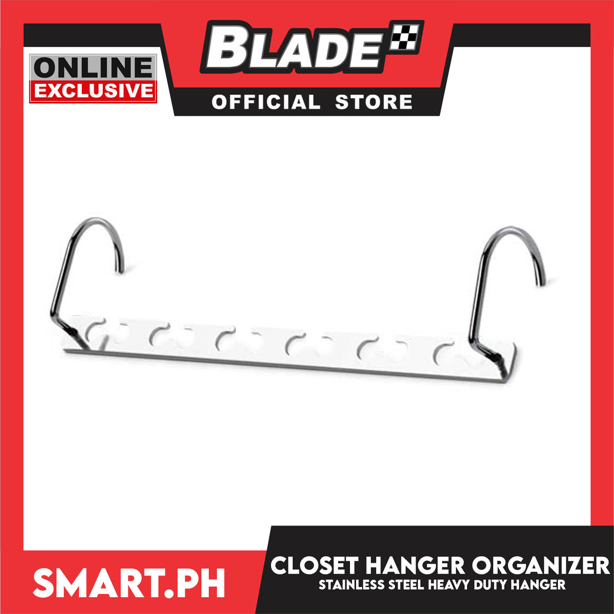 Clothes Organizer Stainless Closet Hanger Organzier Space Saving Heavy Duty Hanger