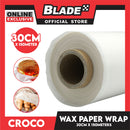 Croco Wax Paper Wrap Jumbo 30cm x 150meter Food Wrapping Parchment Paper Roll