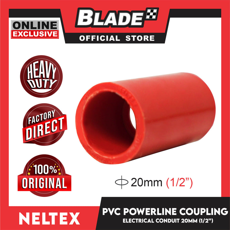 Neltex Powerline Electrical Fittings Coupling 20mm (1/2'')