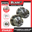 Stanley Cylindrical Door Knob Set 60/70MM 332D (Antique Brass) Door Knob Lock Set