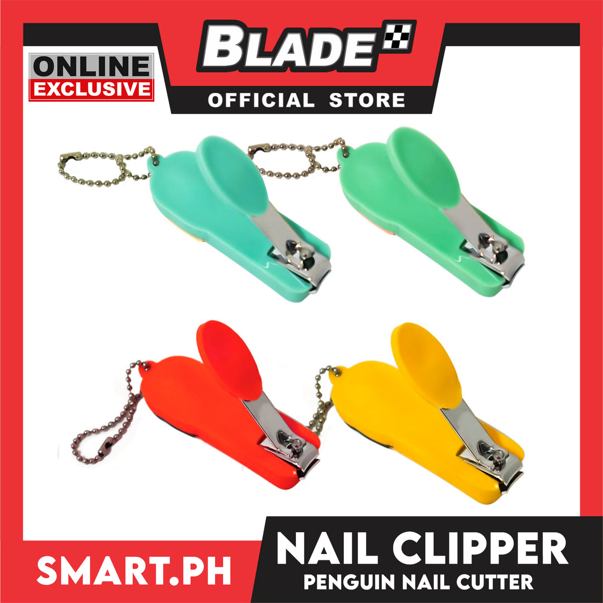 Gifts Nail Cutter Penguin Design HC-16593 (Assorted Designs and Colors)