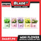 Gifts Mini Artificial Flower Plant with Pail, Happiness Bear 001E (Assorted Colors)