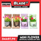 Gifts Mini Artificial Flower Plant with Pail, Happiness Bear 001B (Assorted Colors)
