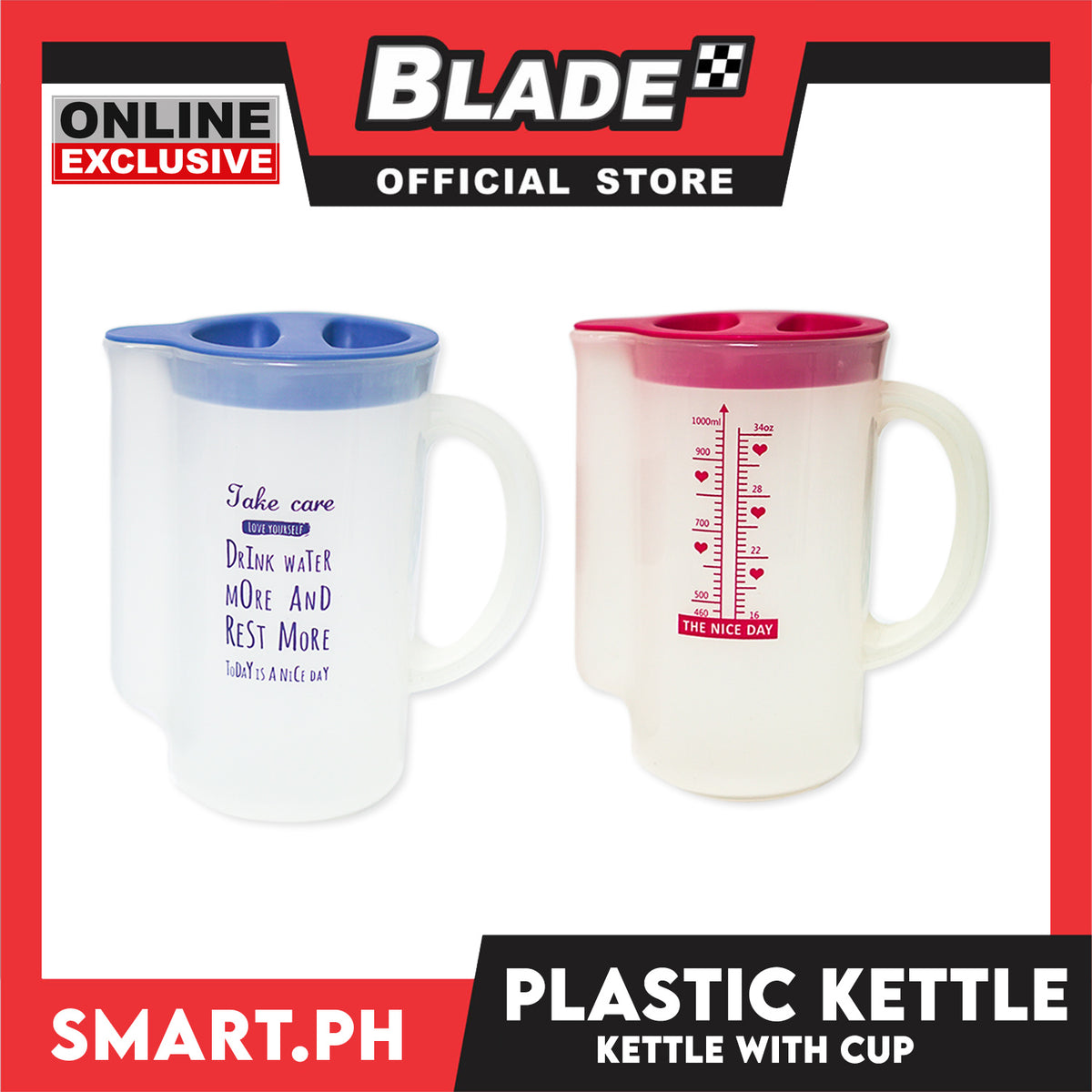 Gifts Mini Pitcher with 3pcs Cup Kettle AX1512 (Assorted Colors)