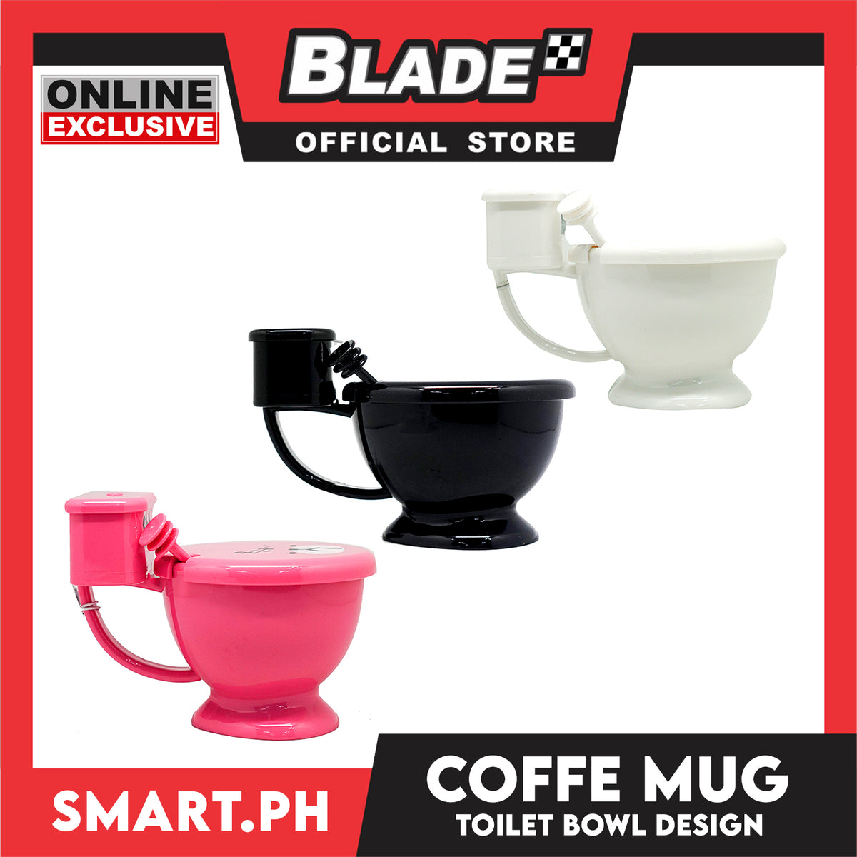Gifts Mug Toilet Bowl Design with Stirrer Spoon AP0905 Assorted Colors