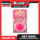 Gifts Key Ring Mini Macaron Round Case Assorted Colors