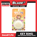 Gifts Key Ring Mini Macaron Round Case Assorted Colors