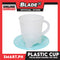 Gifts Big Cup Mug with Saucer (Assorted Designs and Colors)