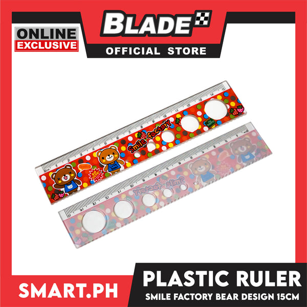 Gifts Ruler Plastic With Design 15cm (Assorted Designs and Colors)