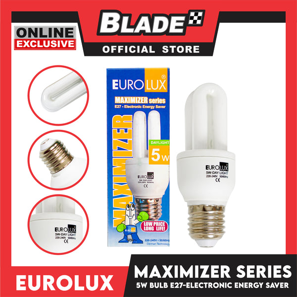 Eurolux Bulb Maximizer Series Electronic Energy Saver 2U 5W Daylight