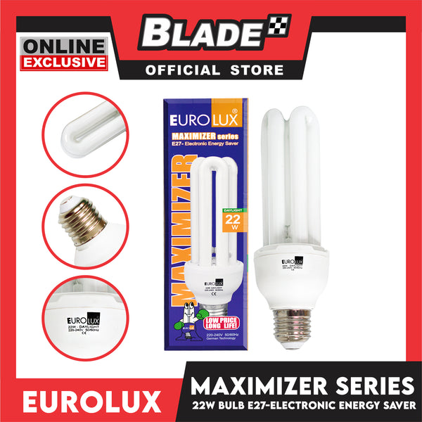 Eurolux Bulb Maximizer Series Electronic Energy Saver 3U 22W Daylight