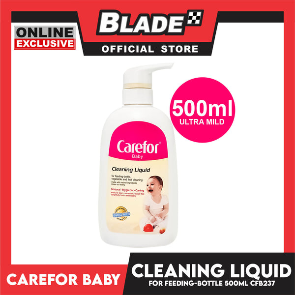 Carefor Baby Cleaning Liquid Pump CFB237 500ml for Feeding Bottle, Vegetable and Fruits Cleaning