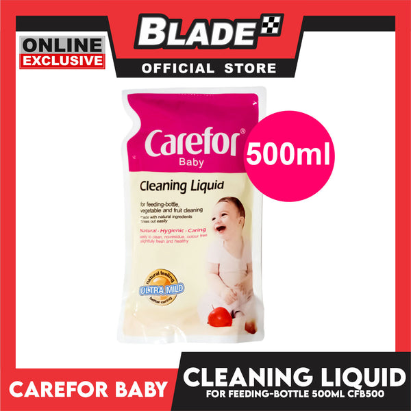 Carefor Baby Cleaning Liquid Refill CFB500 500ml for Feeding Bottle, Vegetable and Fruits Cleaning