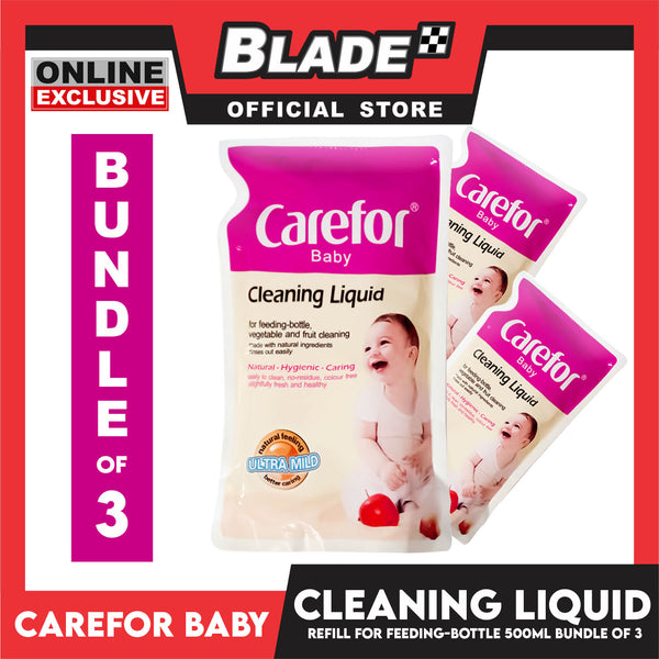 Carefor Baby Cleaning Liquid Refill CF00500030 500ml (Set of 3)