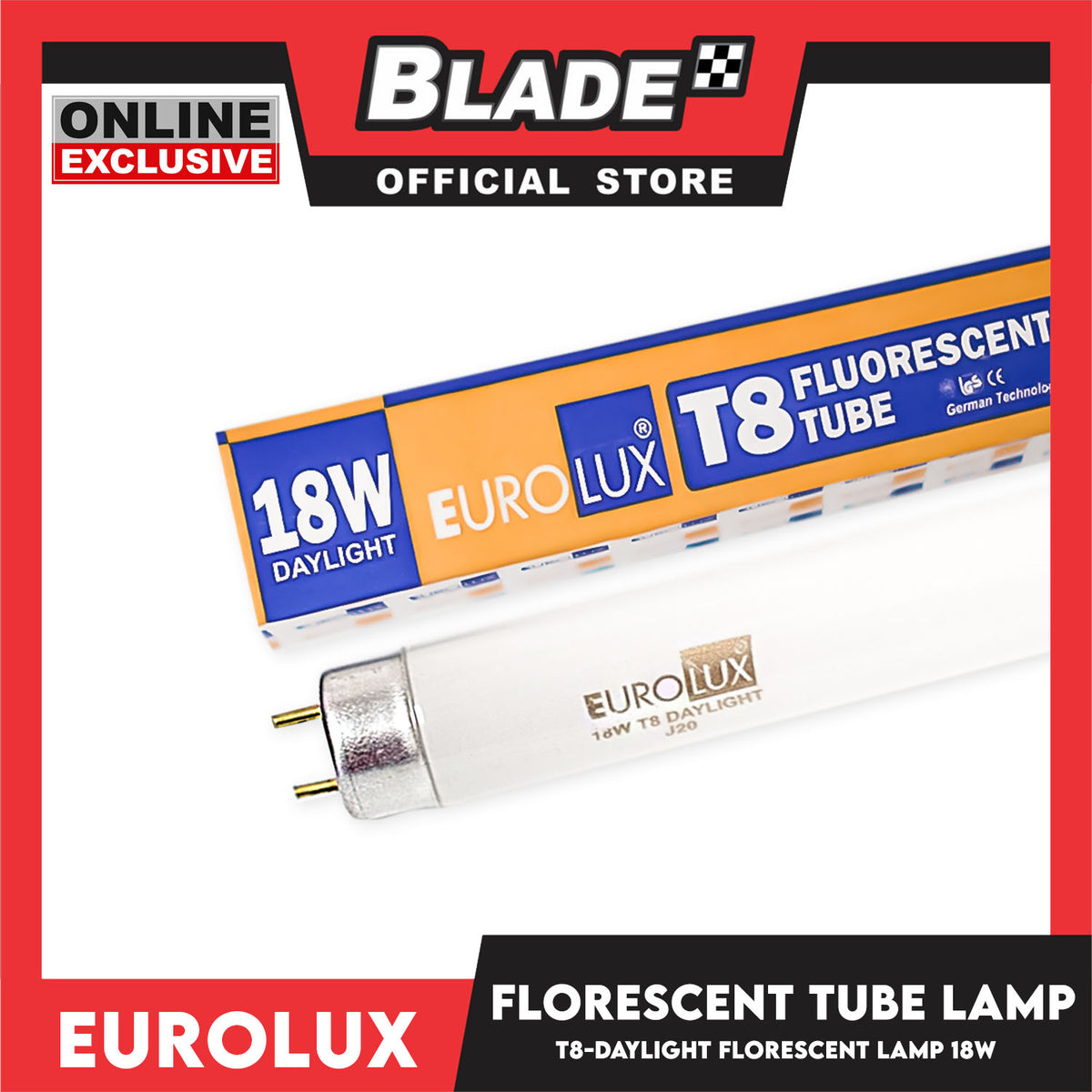Eurolux Led T8 Maximizer Series Florescent Led Tube Lamp 18W Daylight