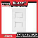 Himel 2 Gang 2 Way Switch Small Button HWDC2S2S