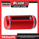 Promate TWS Speaker with LED Light Show Silox-Pro (Red) 30W High Definition