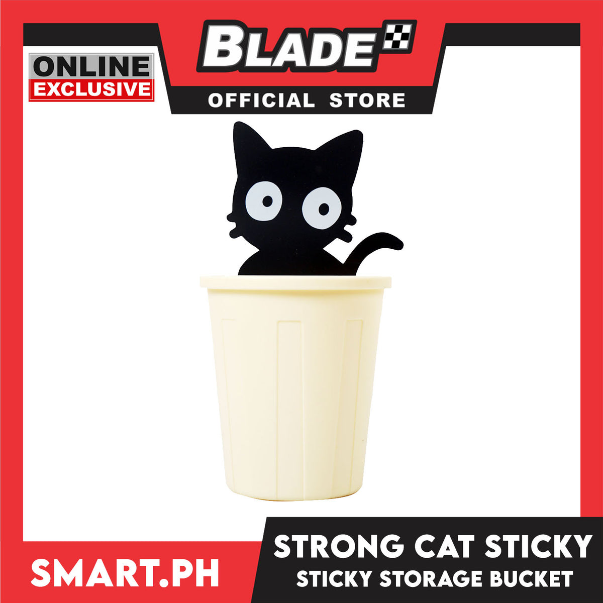Gifts Sticky Storage Bucket Cat Design AP1361