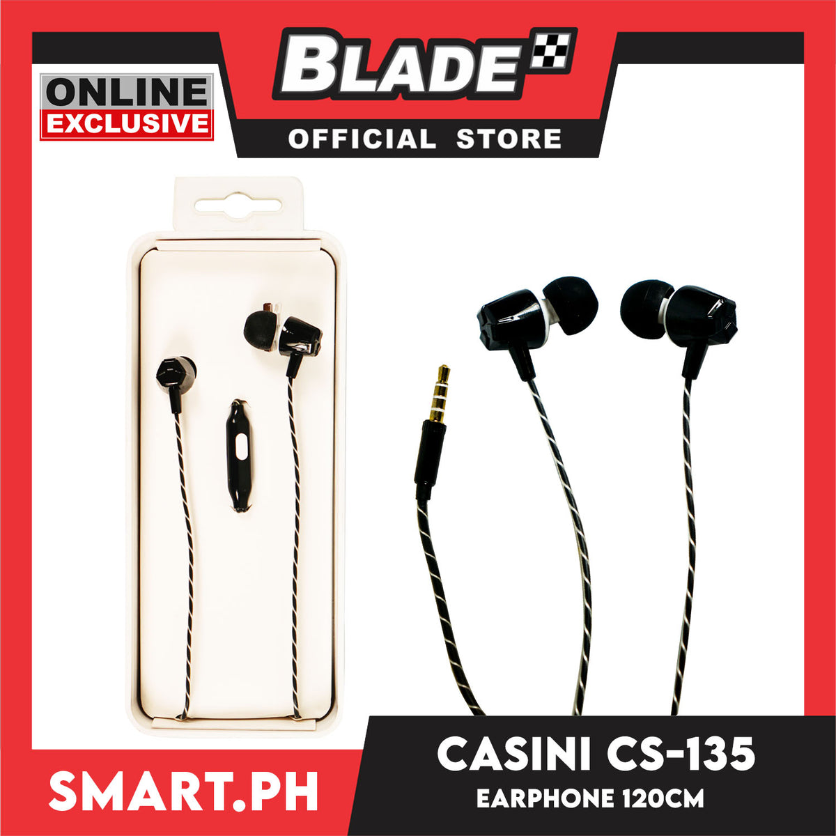 Gifts Earphone Casni CS-135 (Assorted Colors)