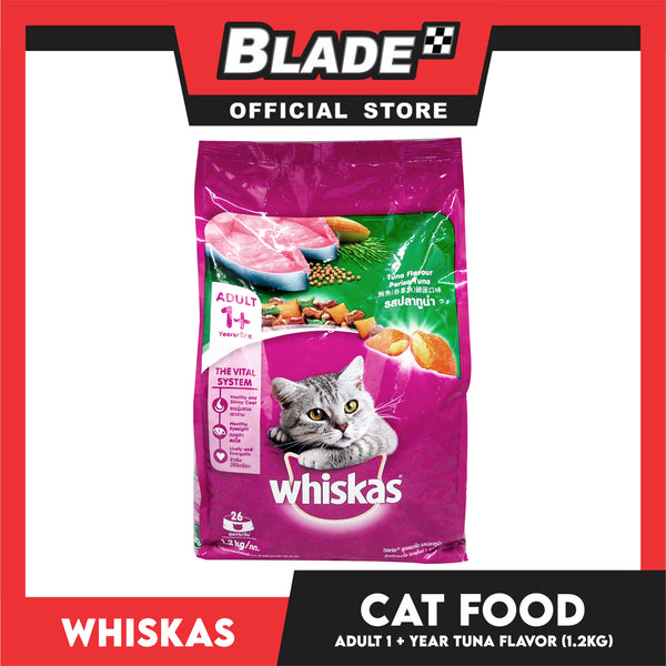 Whiskas Adult Tuna Flavor Dry Cat Food 1.2kg
